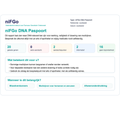 Voorbeeld van het niFGo DNA-medicatiepaspoort rapport
